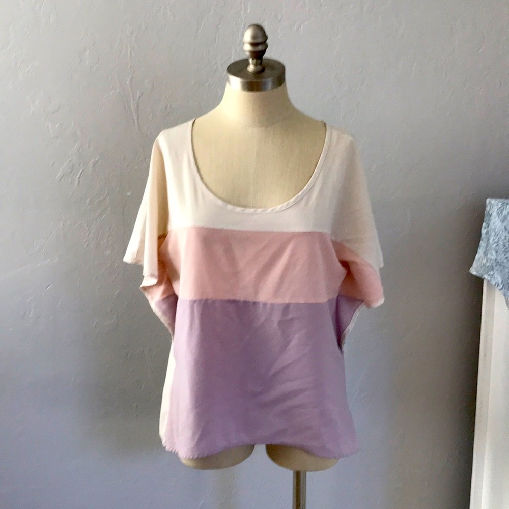 Color block top